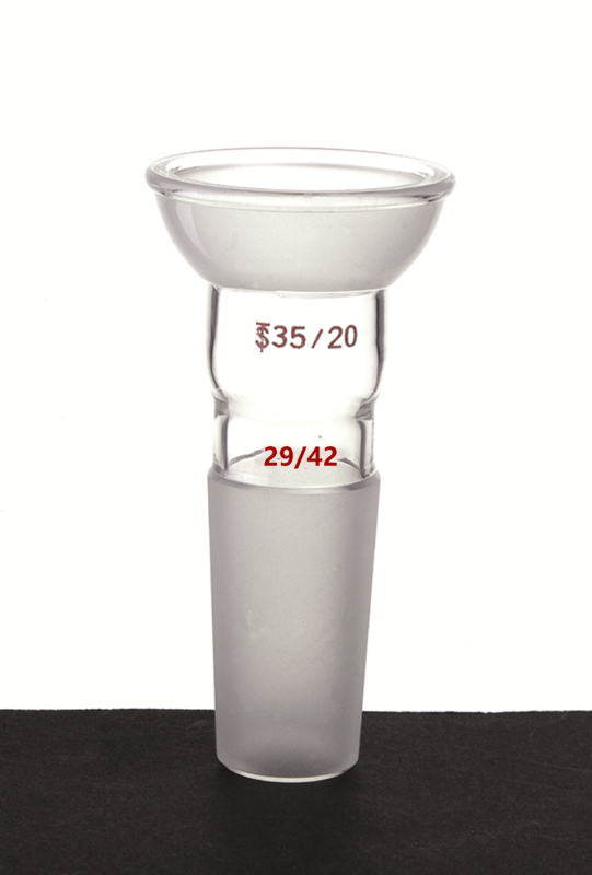 Ball-Bowl zamjenjivi spoj sa standardnim zemljnim spojem — staklo, Synthware, Premium