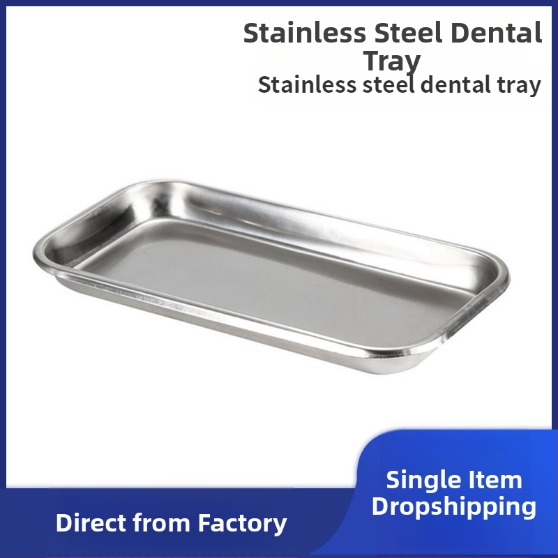 Roostevabast terasest ruudukujuline hambaravi vaagen desinfitseerimiseks; töötlemise kohandamine; trükitud logo; litsentsiga privaatne märgis