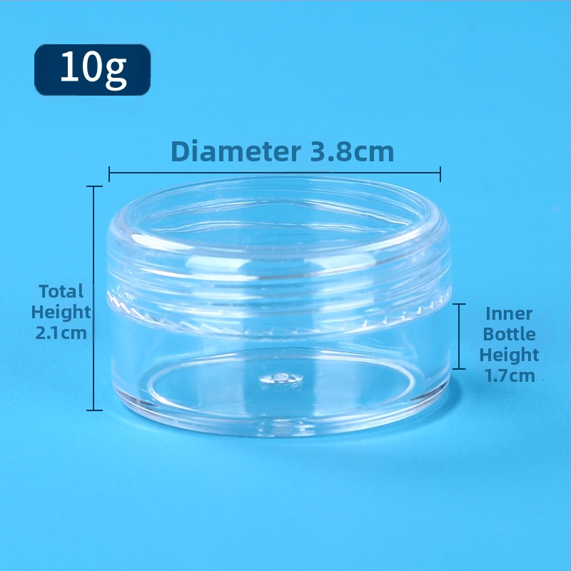 Cestovná fľaštička na kozmetiku a priehľadný úložný box, vyrobené vstrekovaním, prenosný
