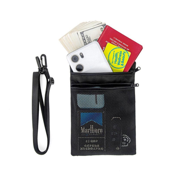 Θήκη διαβατηρίου με προστασία RFID και θήκη για κινητό, unisex, αστικός μινιμαλιστικός σχεδιασμός, πολυεστέρας με επένδυση νάιλον