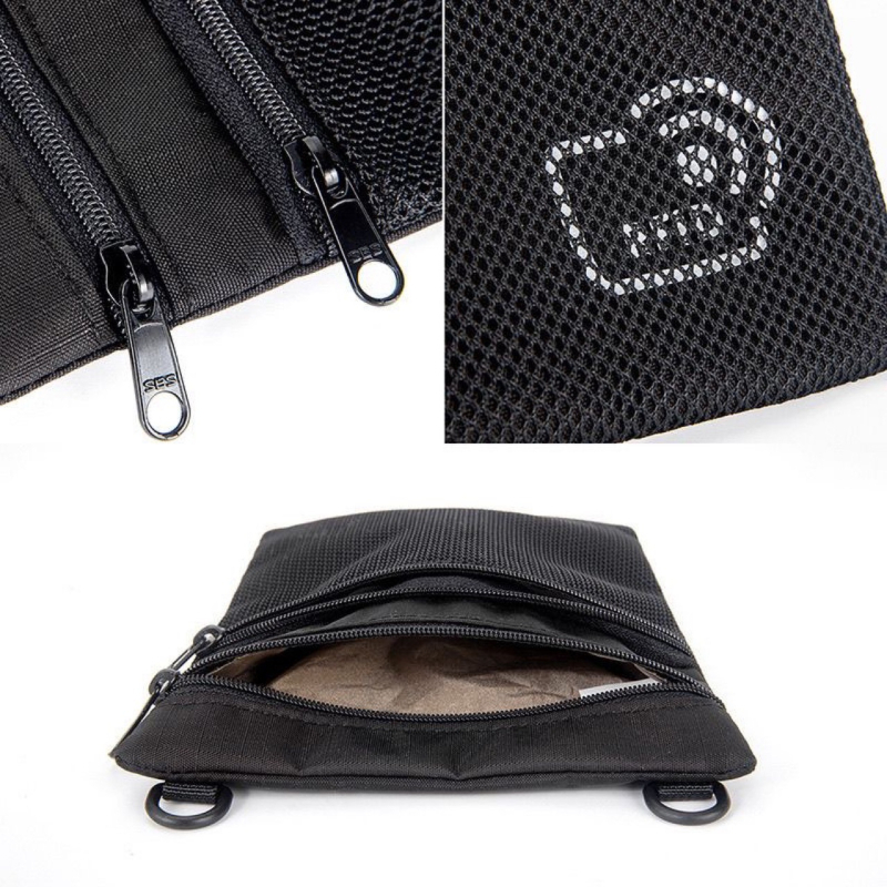 Θήκη διαβατηρίου με προστασία RFID και θήκη για κινητό, unisex, αστικός μινιμαλιστικός σχεδιασμός, πολυεστέρας με επένδυση νάιλον