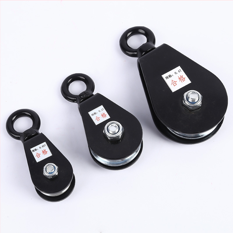 Лагерна ролка за висящ кабел за повдигане | Материал: сплавна стомана | Товароподемност: 0,03–0,8 т | Приложение: строителство и индустриално производство