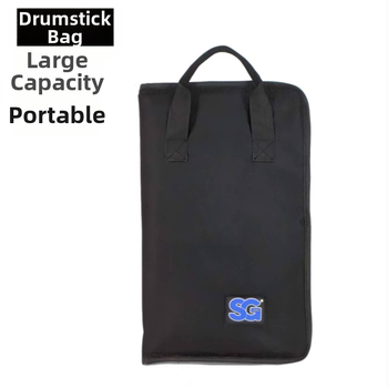 Чанта за барабанни палки, дизайн раница, полиестер, презрамка с въздушна подложка, унисекс