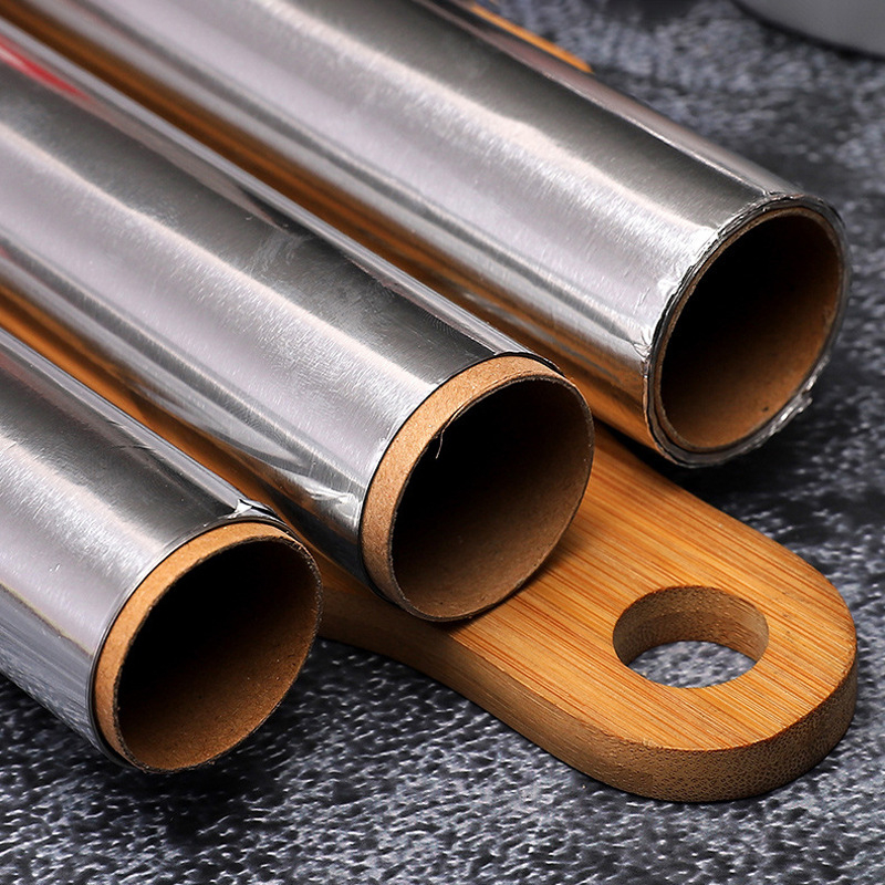 Chao Xin удебелено здраво алуминиево фолио за печене и барбекю, 15/18/20 μm, подходящо за микровълнова, кутия от 6 ролки