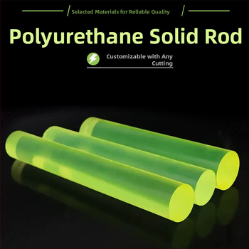 PU пръчка – кръгло сечение, цилиндрична форма, материал PU, индустриални износоустойчиви части