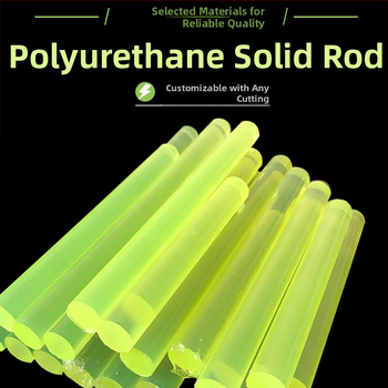 PU пръчка – кръгло сечение, цилиндрична форма, материал PU, индустриални износоустойчиви части