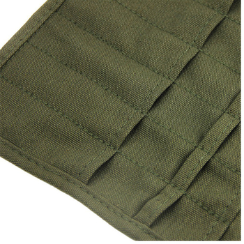 Τσάντα αποθήκευσης πινέλων από καμβά με ρολό, μεγάλη χωρητικότητα, φορητή, για 22 πινέλα, δυνατότητα εκτύπωσης λογότυπου