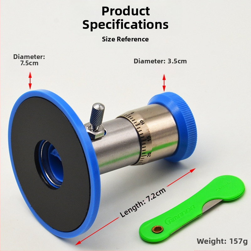 FreeHand krájač na rastlinné plátky – učebný biologický nástroj, kovová konštrukcia, značka Concentric, 1 sada