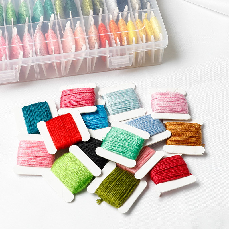 Комплект нишки за бродерия №25, нордически стил, на платно 9CT за кръстат бод, DIY комплект