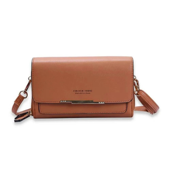 PU peňaženkový clutch 2 v 1 pre ženy, štvorcová taška, štýl Fresh and Sweet, jar 2024, každodenné použitie