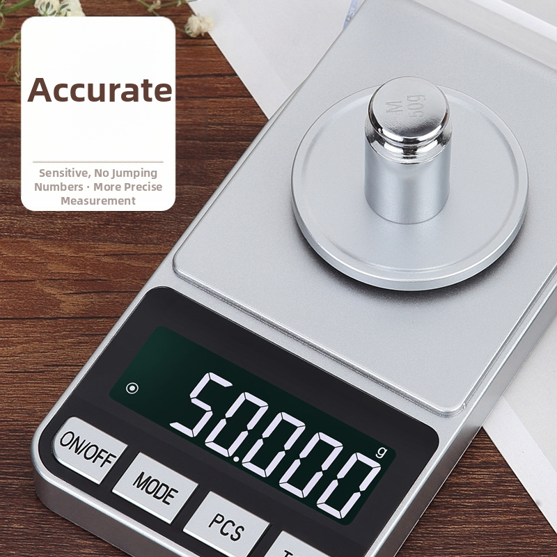 CX-188A šperková elektronická váha — presnosť 0.001 g, rozsah merania 0.005–100 g, elektronická váha, napájanie USB/AAA