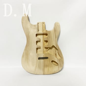 ST σώμα ηλεκτρικής κιθάρας από Paulownia ξύλο, μοντέλο 182, ημιτελές για DIY έργα