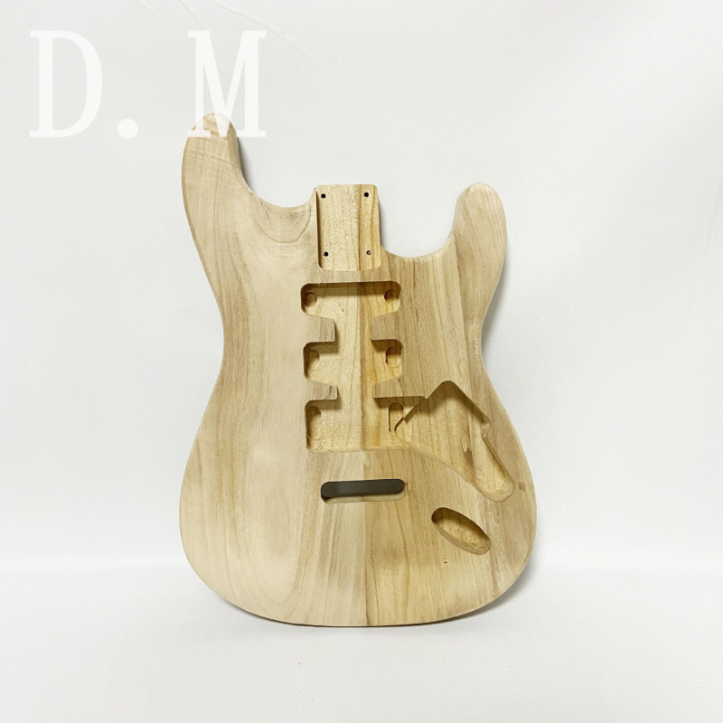 ST elektrinės gitaros korpusas iš Paulownia medžio, modelis 182, dalinai paruoštas DIY projektams