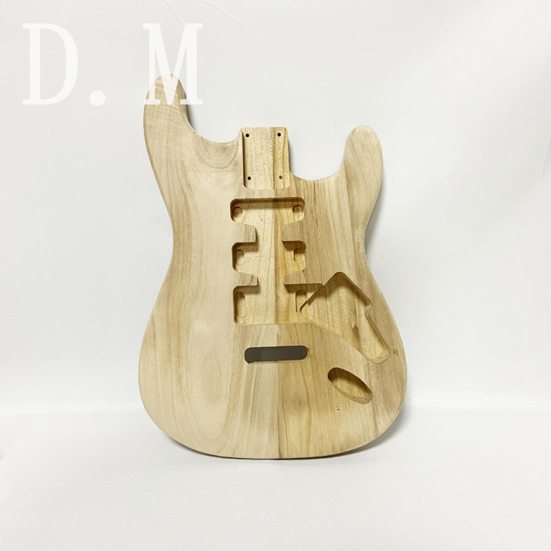ST σώμα ηλεκτρικής κιθάρας από Paulownia ξύλο, μοντέλο 182, ημιτελές για DIY έργα