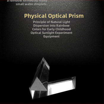BRP51 Οπτικό Πρίσμα από Γυαλί Κ9 με Προσαρμοσμένη Επεξεργασία για Εκπαίδευση, Πειράματα και Φωτογράφηση