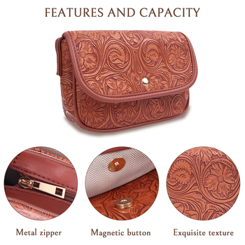 PU pečių rankinė, horizontalaus kvadratinio formato, uždarymo dangtelis, poliesterio įdaila