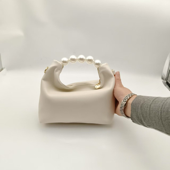 Τσάντα PU, αστικός μινιμαλισμός, κάθετη τετράγωνη μορφή, άνοιγμα με φερμουάρ, εσωτερική τσέπη με φερμουάρ