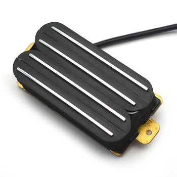 Πικάπ κιθάρας ηλεκτρικής GETMusic H4S-BK-CR 4C, κατασκευή από μέταλλο/πλαστικό, 160 g, track-style σχεδίαση με τέσσερα πηνία