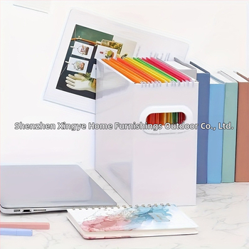 Кутия за документи и книги за бюро | кожена, модел H376, персонализирана обработка, с печатано лого