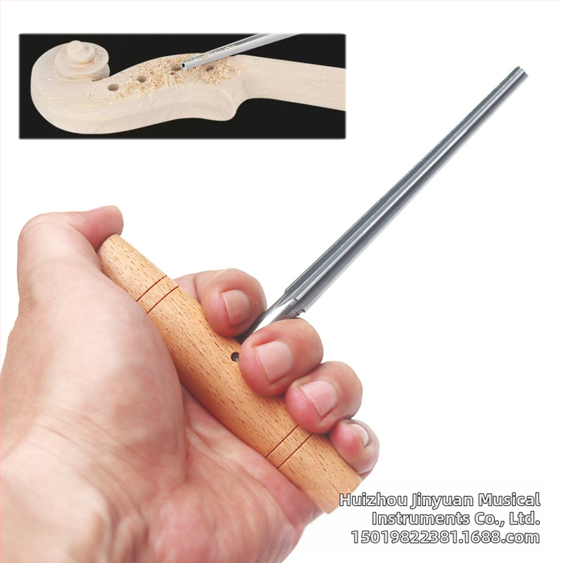 Violin peg reamer, horizontálny fréza na kolíky, 1:26 konická, vysokorýchlostná oceľ + bukové drevo, CALLOWAY