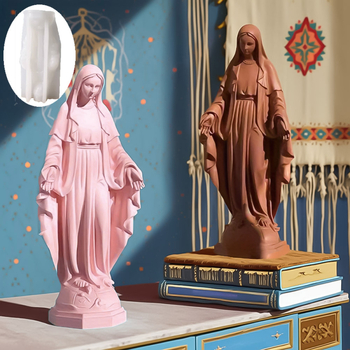 Μορφή σιλικόνης Παναγίας — μη κανονικού σχήματος, φόρμα ψησίματος για κέικ, σοκολάτες, αρτοσκευάσματα, ζελέ και γύψο διακοσμητικά