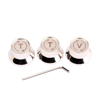 Gitarové gombíky, kovové, model GD114, pre západné strunové nástroje