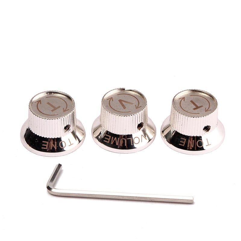 Gitarové gombíky, kovové, model GD114, pre západné strunové nástroje