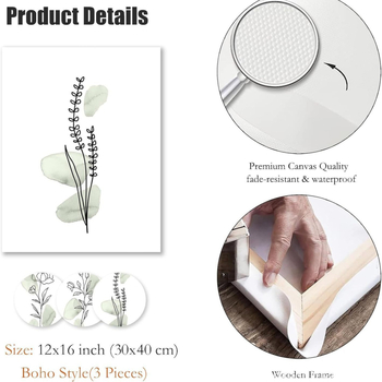 Декоративни стенни картини – рамкирани или без рамка, маслени платна на дървена рамка; теми: море, пейзаж, фигура, звездно небе, абстрактно; пространства: хол, спалня, кабинет; няколко панели.