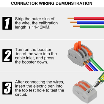 Weijie συνδέτης, 1 πόλος, χαλκού μόνωση, για ηλεκτρολόγους