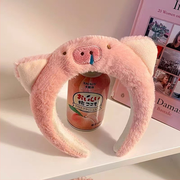 Χειροποίητη βελούδινη καρτούν στέκα για τα μαλλιά για γυναίκες