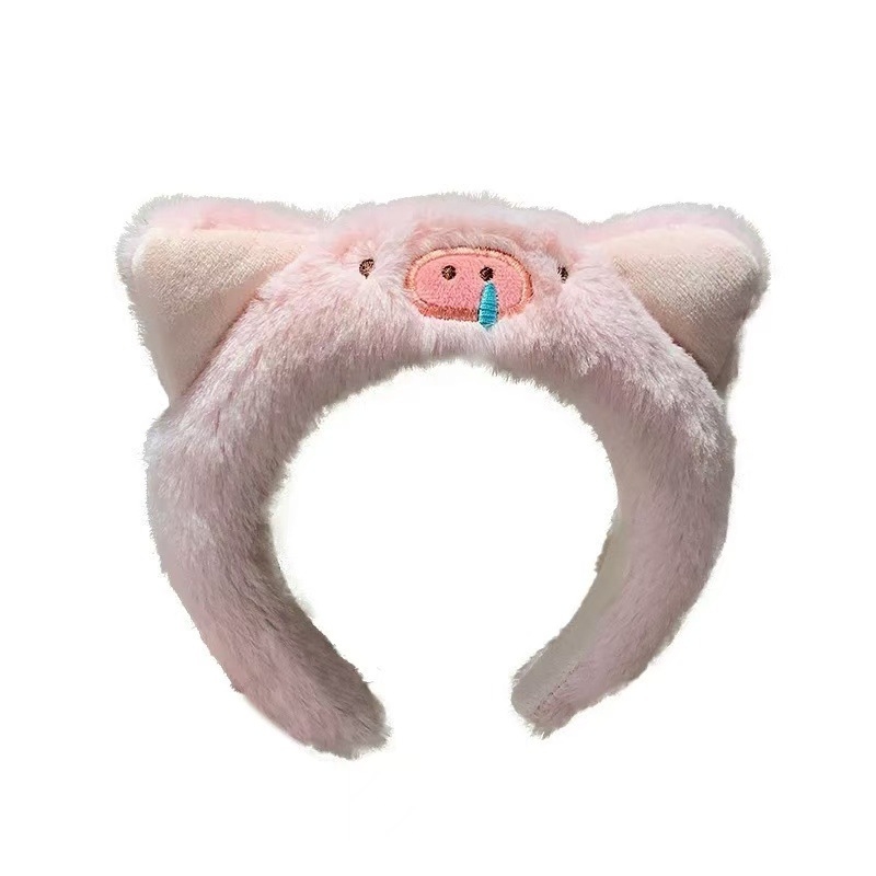 Χειροποίητη βελούδινη καρτούν στέκα για τα μαλλιά για γυναίκες