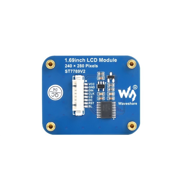 Caturda LCD дисплей със SPI интерфейс, ST7789V2 драйвер чип, резолюция 240×280