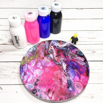 Dipeng акрилна боя с силиконово масло за клетъчен ефект - декоративна течна боя за маслена живопис