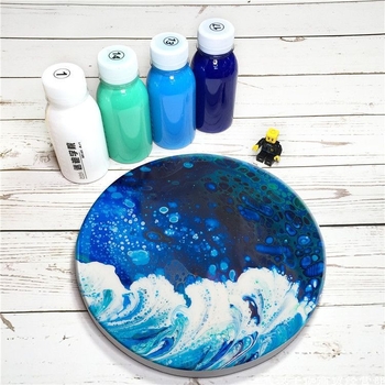 Dipeng акрилна боя с силиконово масло за клетъчен ефект - декоративна течна боя за маслена живопис