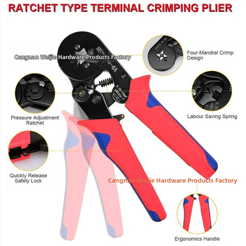 Weijie 1250 τεμάχια crimp tubular terminal, προ-μονωμένο, επαφή από χαλκό, PP μόνωση