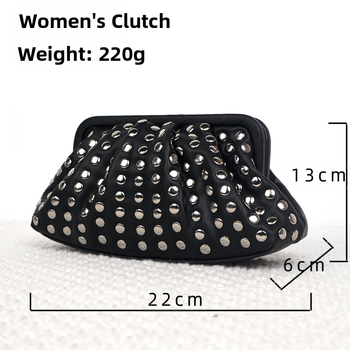 PU γυναικεία τσάντα – dumpling σχήματος, τσάντα ώμου με μαγνητικό κούμπωμα, πολυεστερική επένδυση, εσωτερική θήκη για κινητό