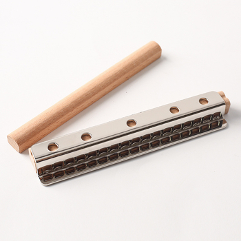 17-hangú kalimba tines készlet - mangán acél, nikkelezett billentyűk, buborékos zacskó a csomagolásban