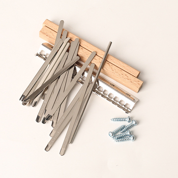 17-hangú kalimba tines készlet - mangán acél, nikkelezett billentyűk, buborékos zacskó a csomagolásban