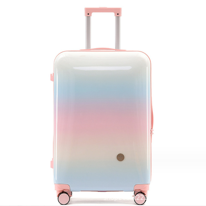 PC βαλίτσα χειραποσκευών για γυναίκες, εξαιρετικά ελαφριά, με κλειδαριά TSA, κυκλικές ρόδες, διαχωρισμός στεγνό-βρεγμένο