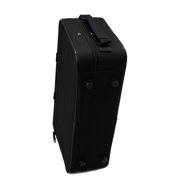 Etui compact pentru clarinet din pânză Oxford, model W-107, impermeabil, rezistent la căderi, ambalaj: pungă OPP