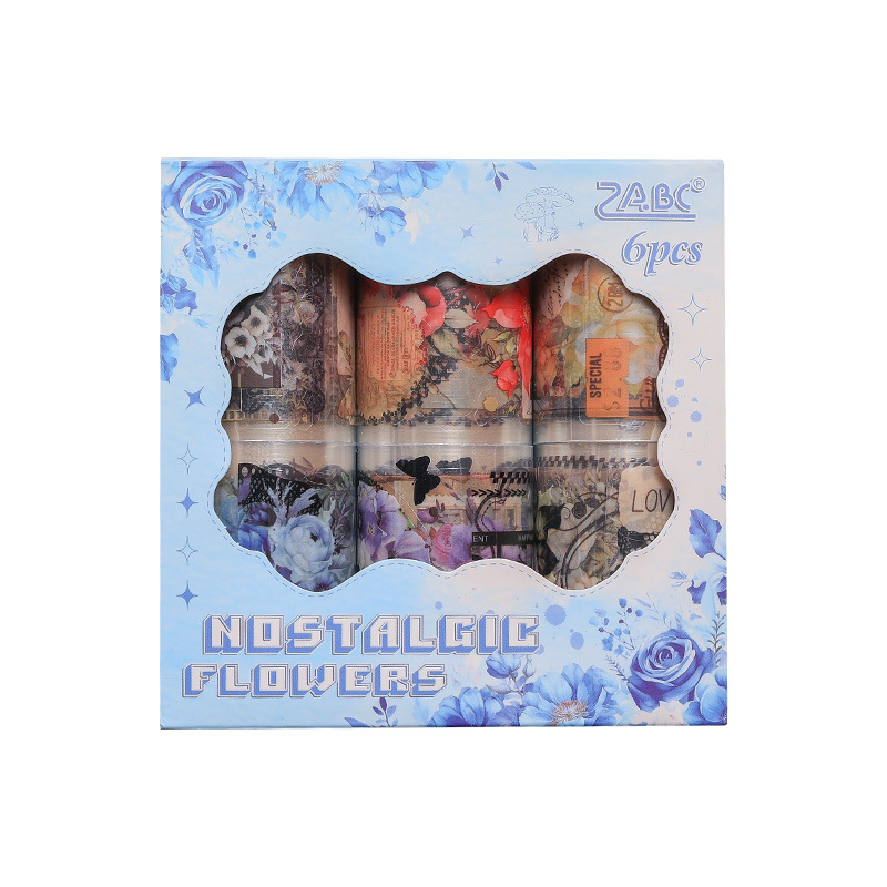 Σετ PET ταινιών και αυτοκόλλητων για DIY ημερολόγια – Διαφανές, αδιάβροχο ρομαντικό φλοράλ σχέδιο; Υλικό: PET; Κατασκευή: Ημιχειροποίητο και ημιμηχανοποιημένο; Μάρκα: Other; Άδεια IP: Όχι