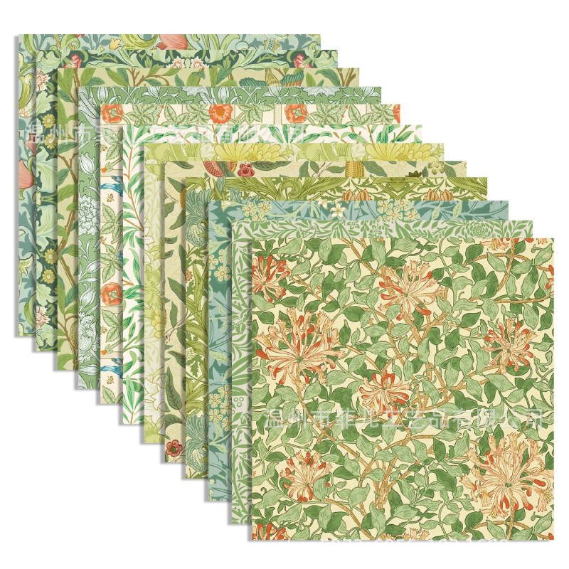 Χαρτό φόντου για DIY κολάζ με Morris μοτίβο αμπέλου (Υλικό: συνθετικά υλικά; Τέχνη: ημιχειροποίητο και ημιμηχανικό; Ιδανικό για δώρα σε πάρτι; Κατάλληλοι τύποι δώρων: ενήλικες, ζευγάρια, συνάδελφοι, παιδιά)