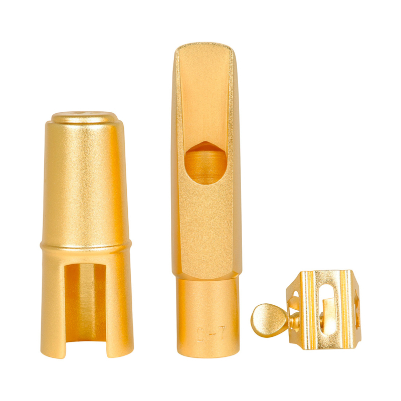 Set úst saxofónu alto, mosadz, model D-7, balenie v krabici