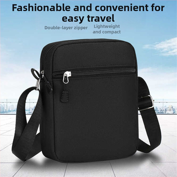 Pánska crossbody taška na cestovanie, PU materiál, voľnočasový štýl, jar 2025