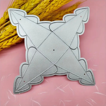 Matica na rezanie a razenie z karbónovej ocele – ručne vyrobený DIY nástroj na embossing pre box, kovový