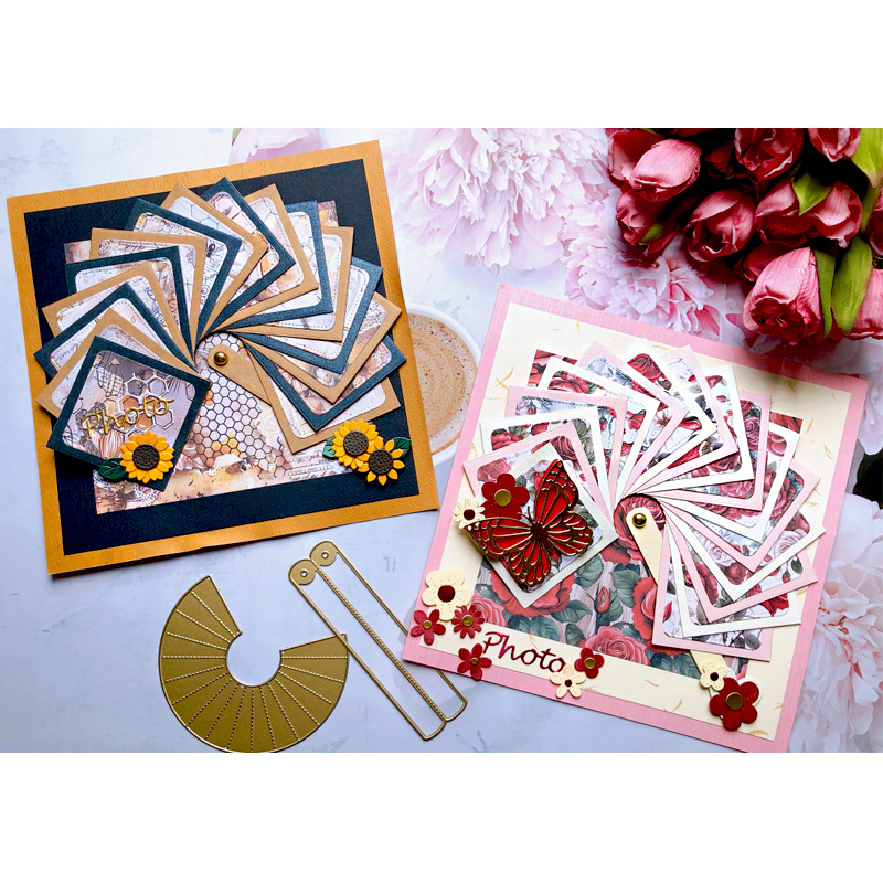 Matriță de tăiere pentru scrapbooking, metal gravat