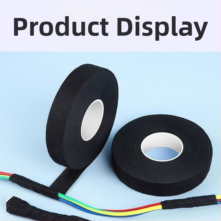 Автомобилна лента за кабели с фланелова изолация, термоустойчива и износоустойчива, огнеупорна, шумоизолационна, полипропиленова основа (BOPP)