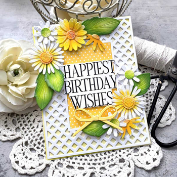 Matrica za rezanje margaretice za scrapbooking — karbon čelik, metalna gravirana matrica