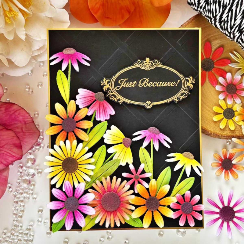 Matrica za rezanje margaretice za scrapbooking — karbon čelik, metalna gravirana matrica