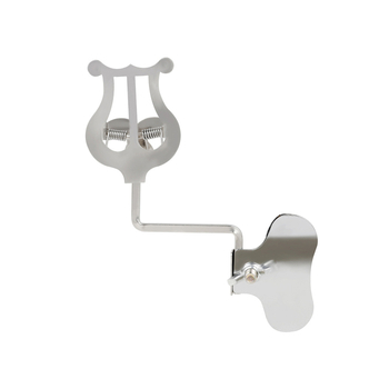 Klip na noty pre dychové nástroje – univerzálny prenášateľný dizajn; model ZJ-3; železná konštrukcia; vhodný pre saxofón a klarinet